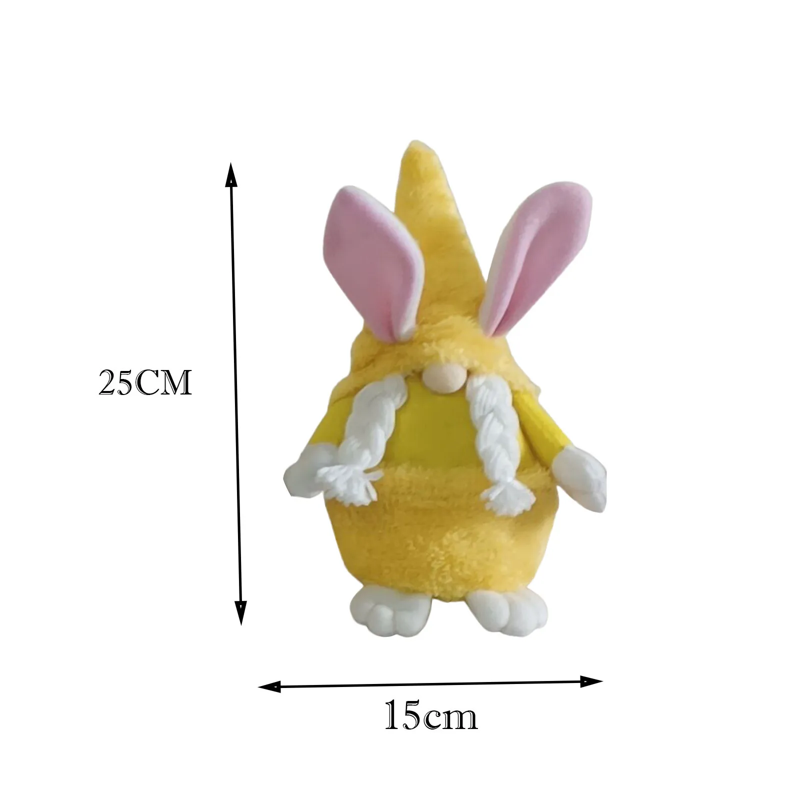 

2PCS Easter Bunny Gnomes cute Plush Faceless Doll Decorations Easter Rudolph Doll gifts for Children Adult Party Decoration