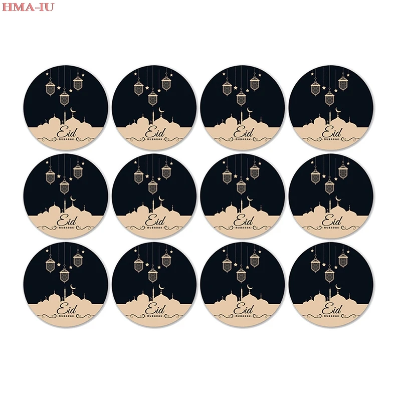 

120pcs Ramadan EID Mubarak Decorations Paper Sticker Gift Lable Seal Sticker New
