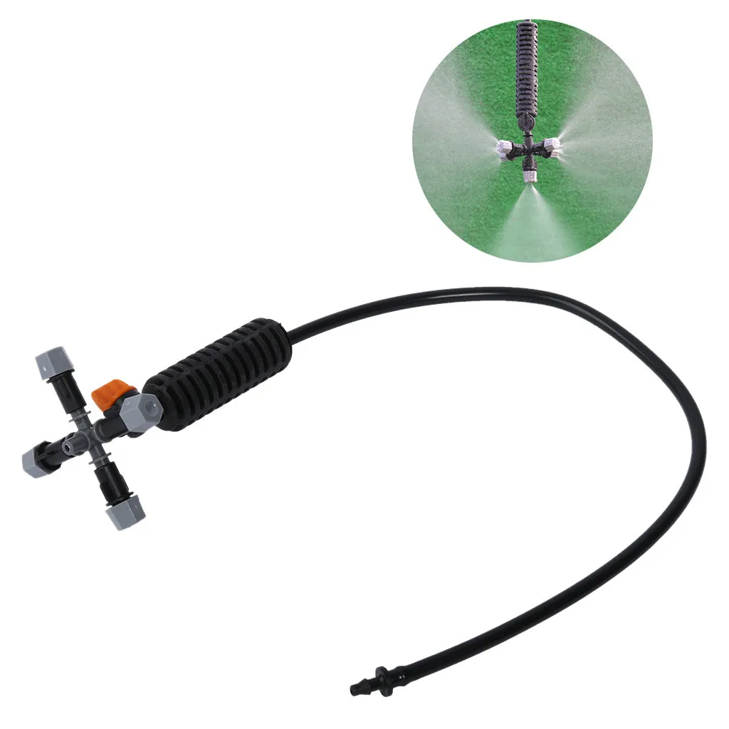 Регулируемая насадка для тумана с 5 головками распылитель теплицы садовая 2