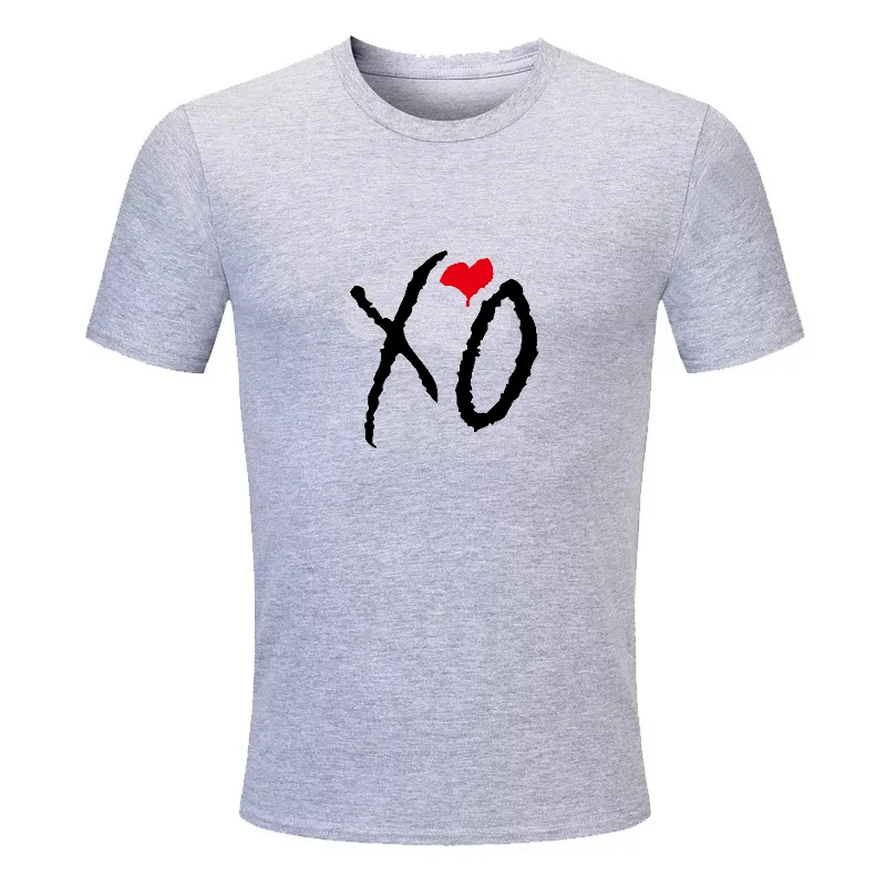 

Summer T-shirt XO Oversized T-shirt Print Streetwear Football Soccer Star Men Women Fashion T-shirt Oversized T-shirt Tops