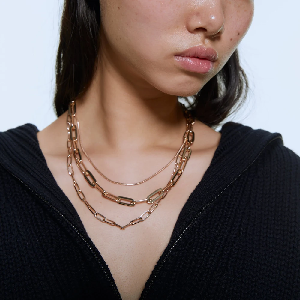Vodeshanliwen ZA Hot Sale Women Metal Chain Choker Necklaces &amp Pendants Vintage Maxi Statement Necklace Fashion Jewelry | Украшения и