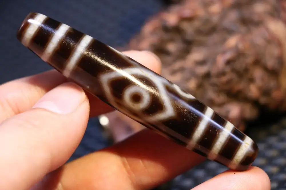 Талисман с большим сокровищем волшебная энергия тибетский старый агат тотем 6