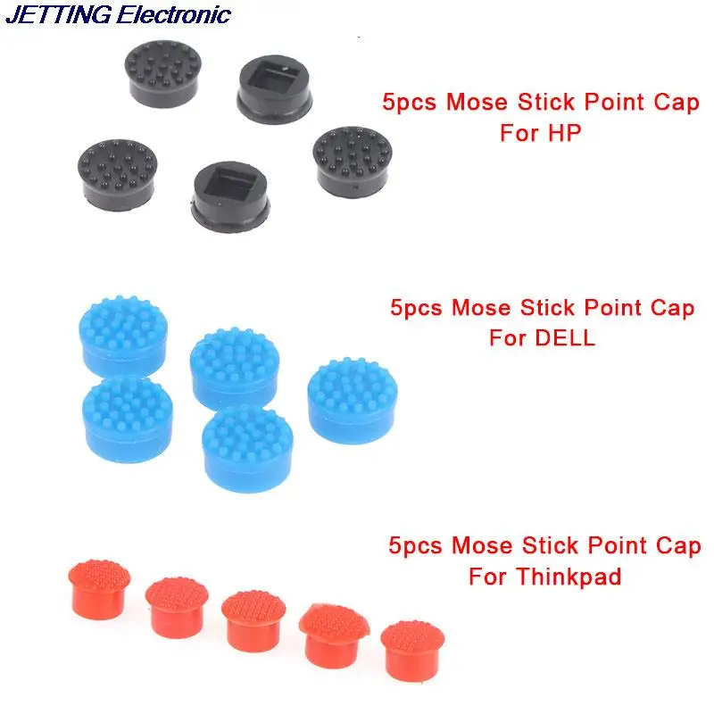 5pcs Laptop Keyboard Trackpoint Pointer Mouse Stick Point Button Cap For DELL For HP For IBM Lenovo THINKPAD
