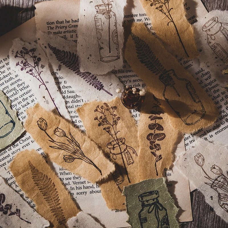 Fabiano винтажная пробковая бутылка бабочка папоротник украшение для скрапбукинга