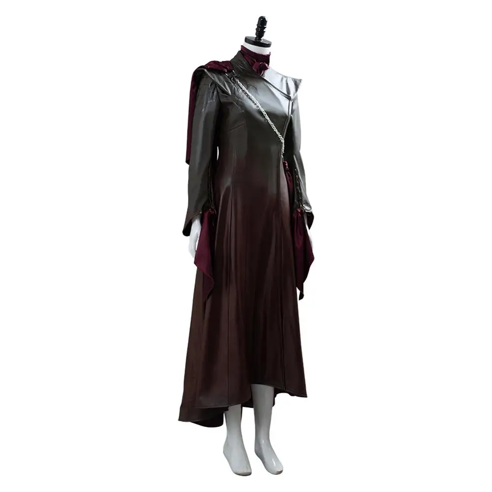 Game of Thrones Season 8 E5 Mother of Dragons Daenerys Targaryen Dress Cosplay Costume Adult Women Halloween Carnival Costumes