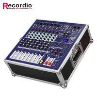 gax 960e dj mixer 8 channel usb blueteeth mixing console high power audio stage equipment 48v phantom power dsp digital effects
