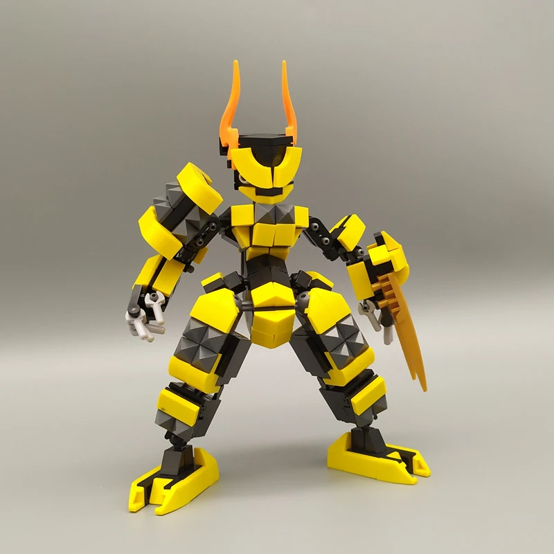 Фигурка конструктора Mech Warrior 264 шт. игрушки для детей броня роботы Аниме фигурки