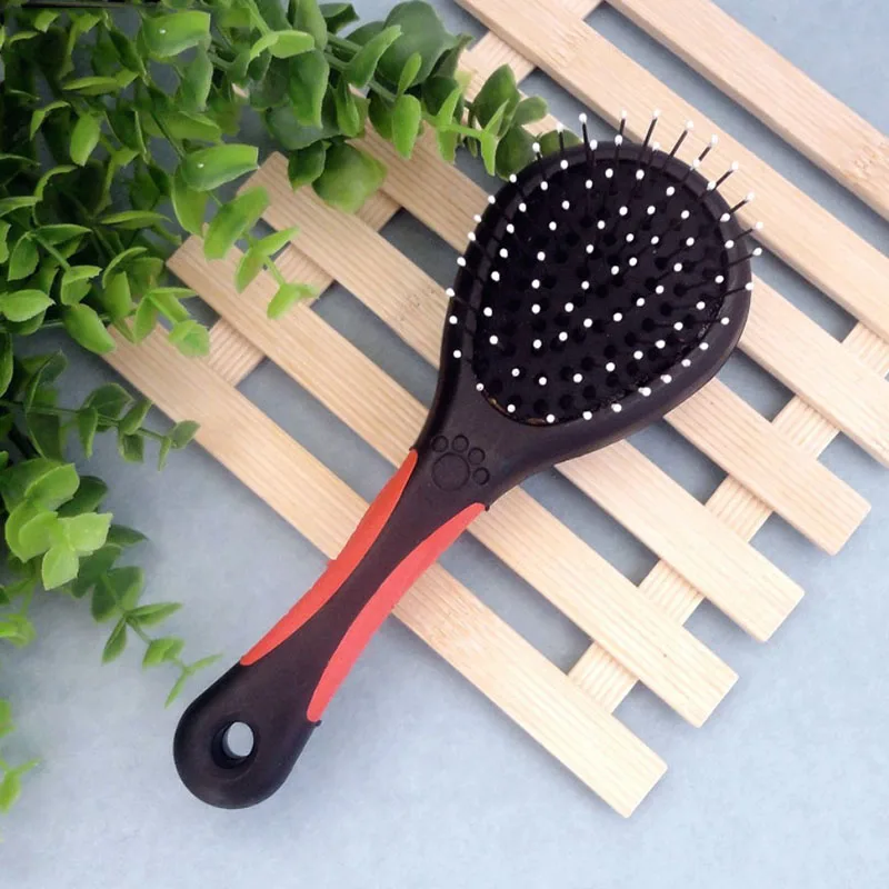 Двойными бортами гребень для кошек собак 2 сталкивается с обеих сторон собака