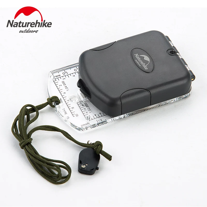 Светящийся флип Компас с зеркалом светодиодный светильник водонепроницаемый