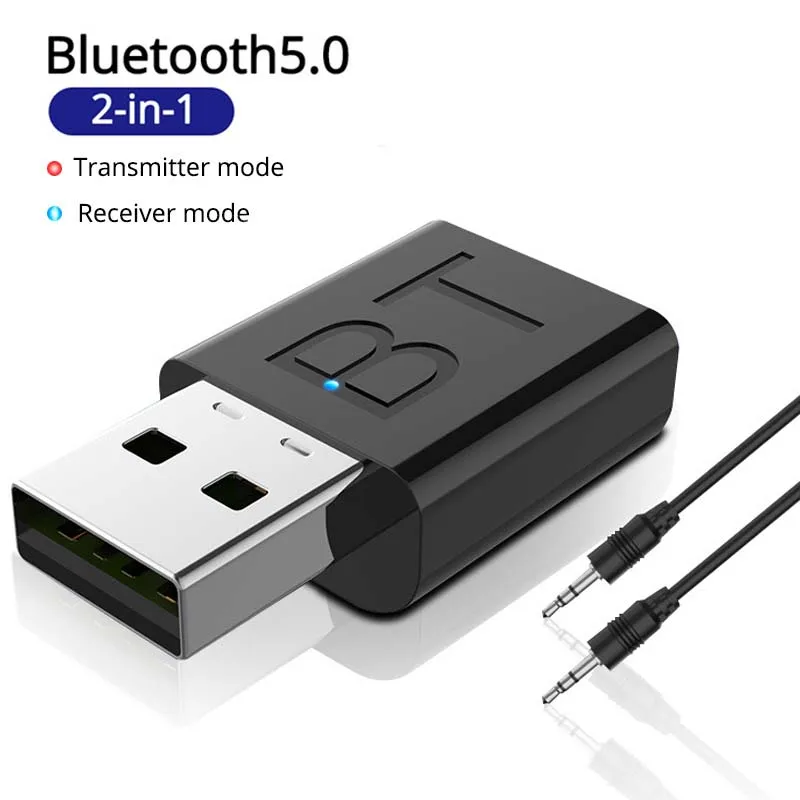 2в1 bluetooth 5 0 аудио приемник передатчик беспроводной адаптер Мини 3 мм AUX Стерео