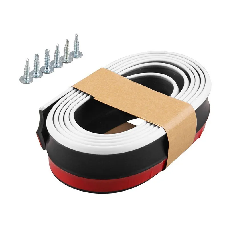 2 5 м мягкий автомобильный Стайлинг Универсальный передний бампер спойлер