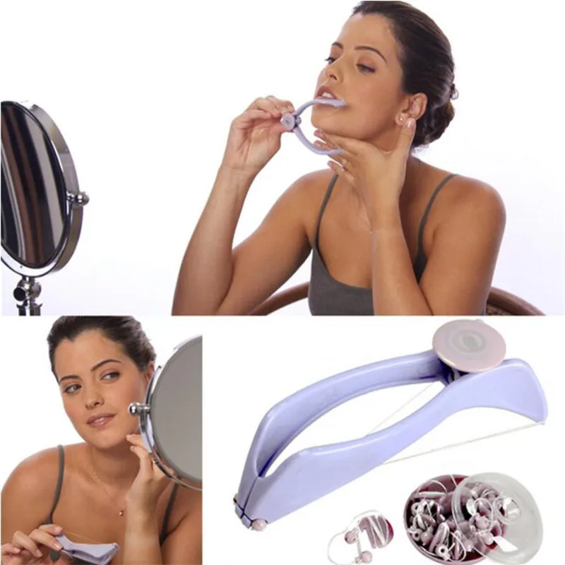 Женский эпилятор для удаления волос миниатюрное средство на лице пружинный