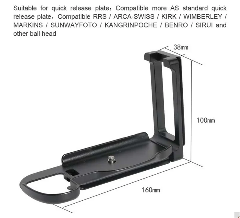 БЫСТРОРАЗЪЕМНАЯ пластина LPC-5D4 для Canon EOS 5D Mark IV 5D4