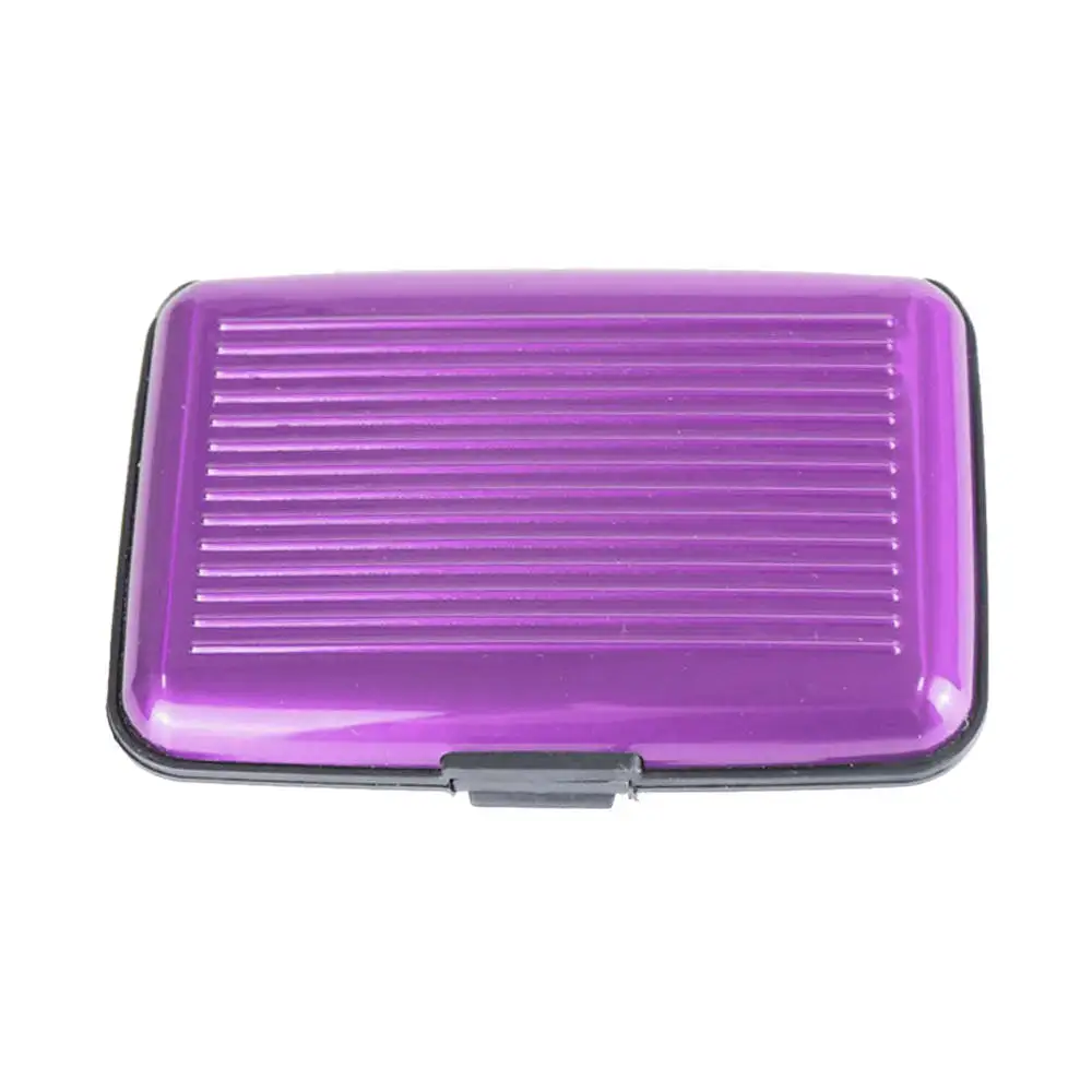 Алюминиевый сканирующий защитный держатель для карт блокирующий банковские