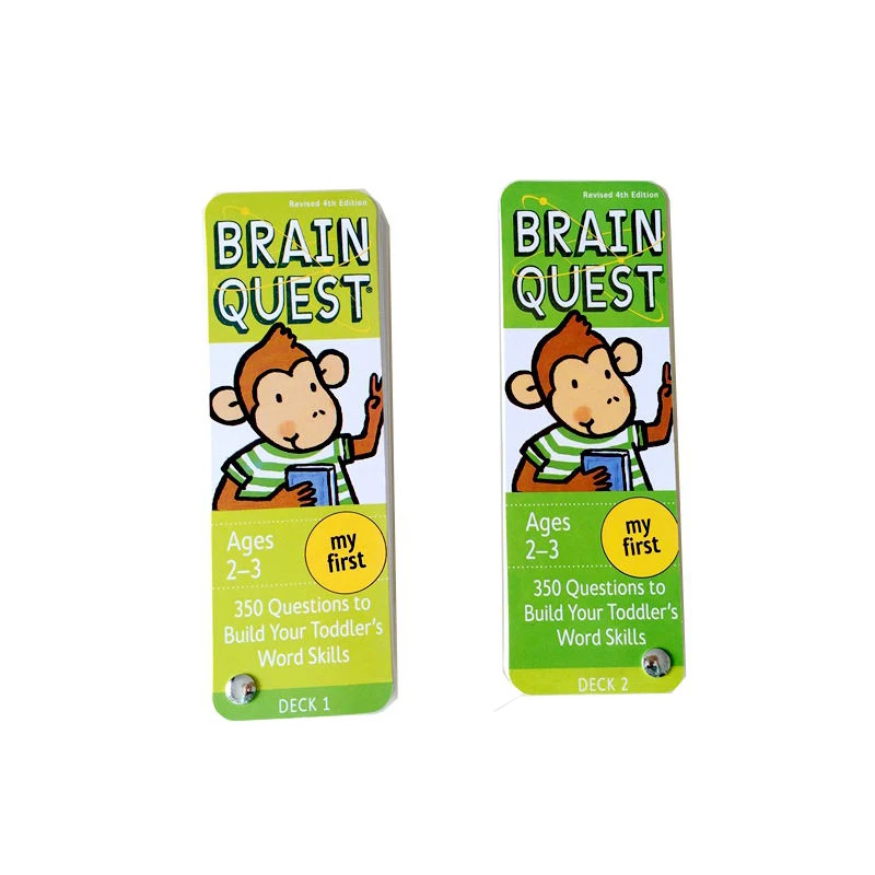Набор стикеров для интеллектуальной разработки Brain Quest английская
