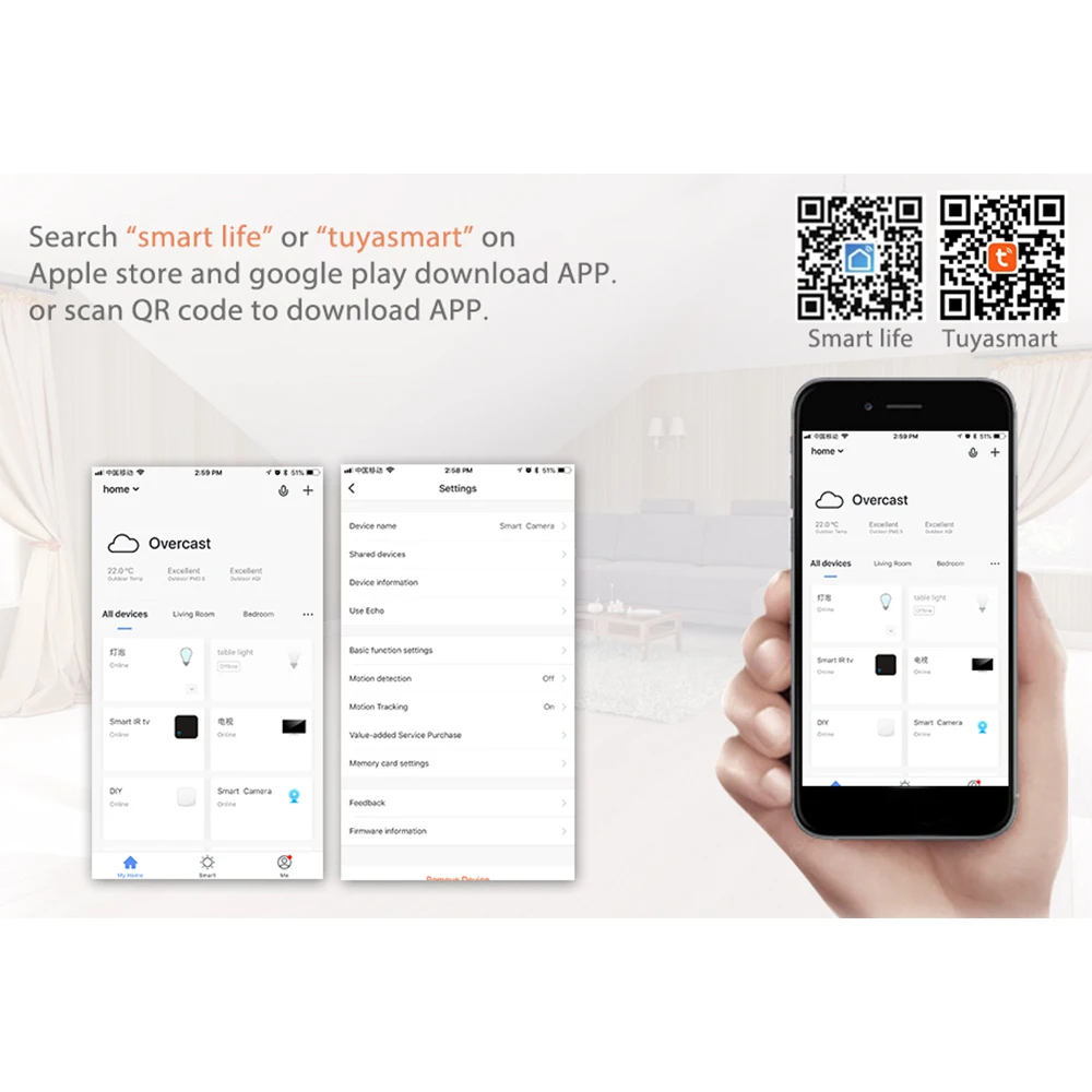 Питание от проводного Smart Gateway Hub Tuya ZigBee управление через приложение Home Bridge / Life