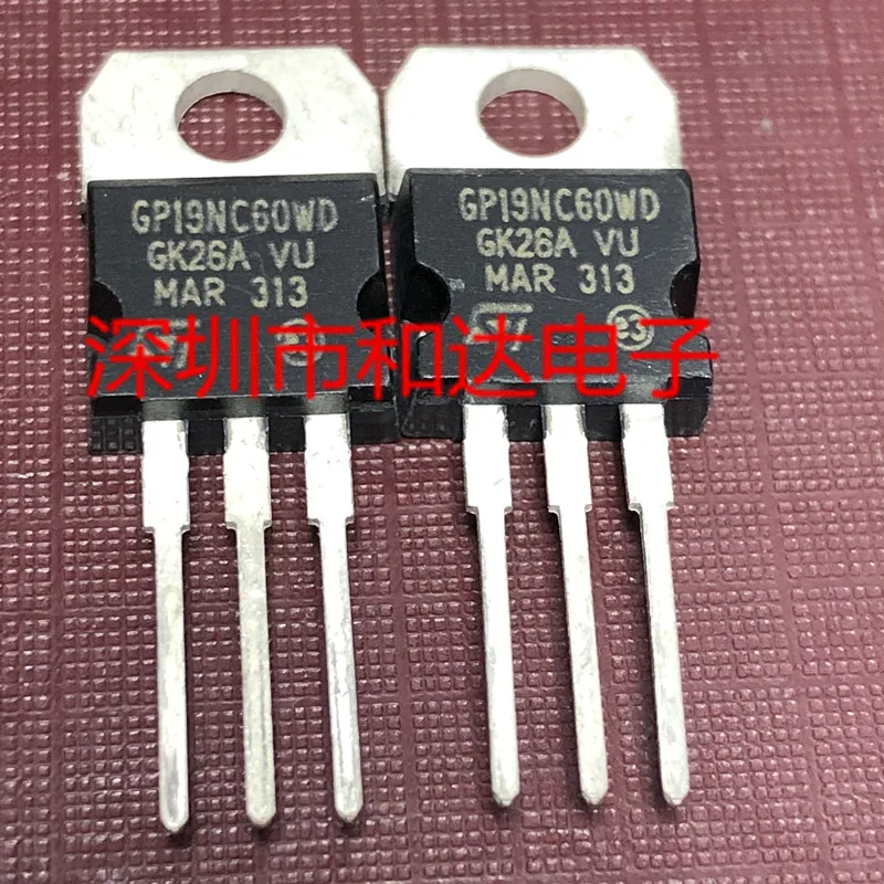 

5pcs GP19NC60WD STGP19NC60WD TO-220 600V 22A