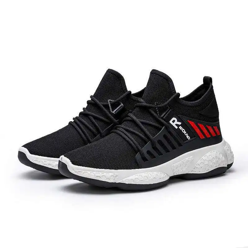 

Men's Sports Shoes 2021 Summer Men's Shoes Mesh Breathable Trend Sports Shoes Low-top Thick Bottom Korean Men's Casual Shoes