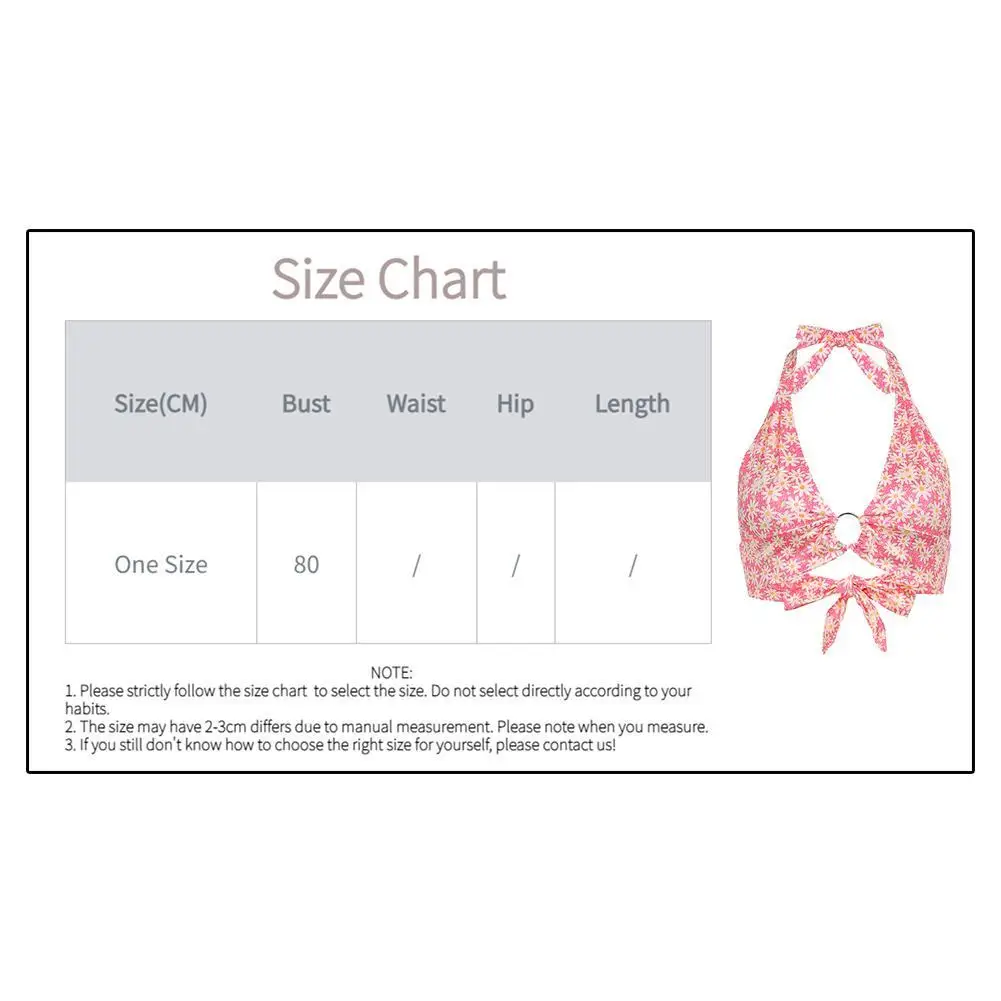 

Summer Pink Print Cute Bustier Crop Top Sexy Deep V Camisole Clothes Sexy Kawaii Bralette Top Camisole Backless Sleeveless Z6V6