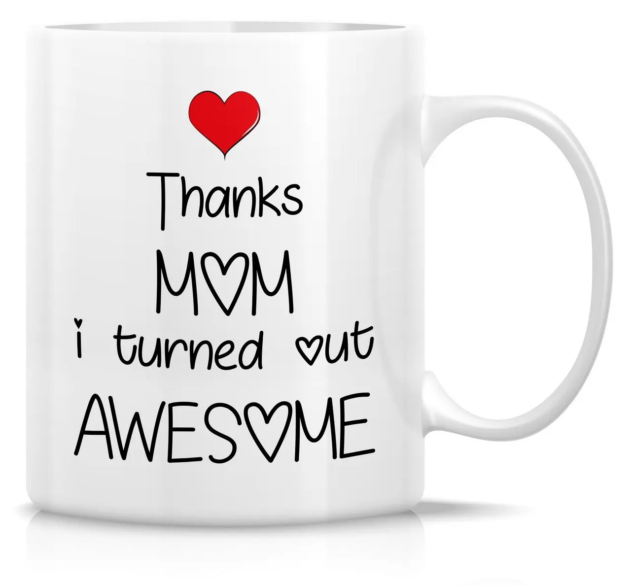 Забавная кружка Спасибо Маме я получила потрясающую керамическую кофейную