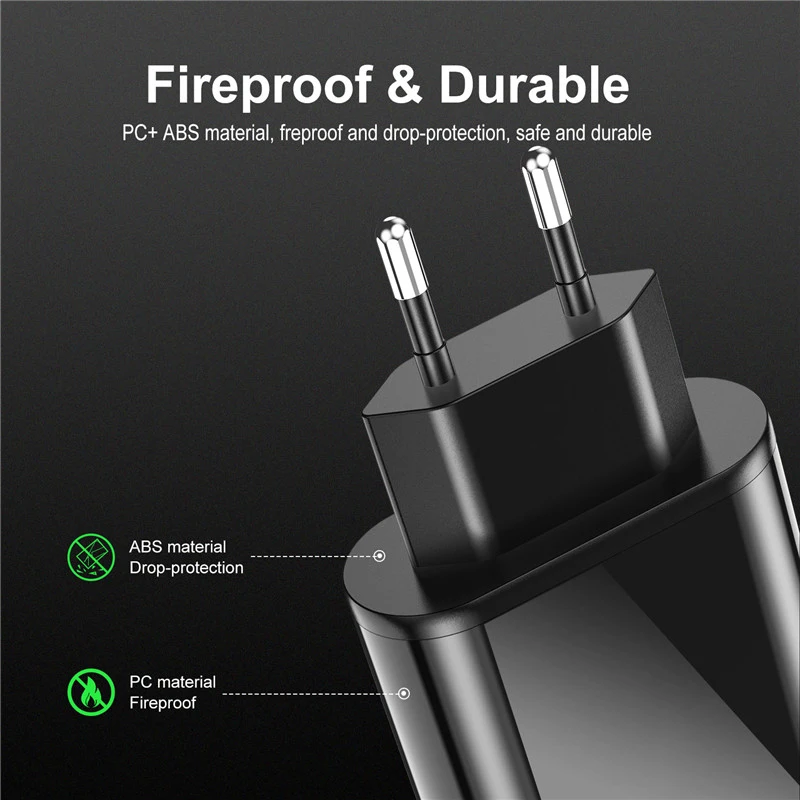 Быстрая зарядка USB зарядное устройство QC 3 0 PD светодиодный дисплей Мобильный