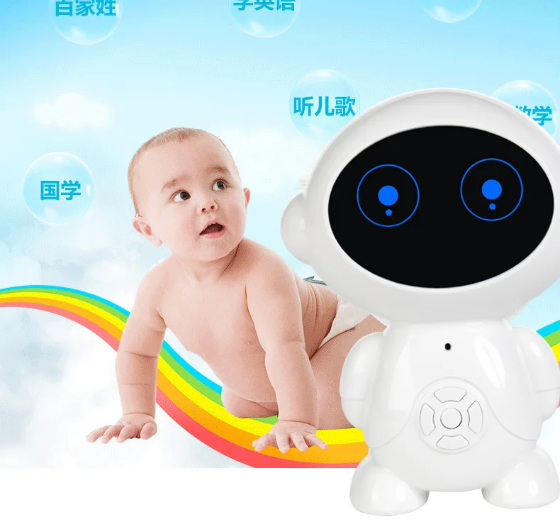 Маленький детский подарок le bao, умный робот, WiFi, Голосовой режим, устройство для раннего обучения, интерактивное обучение