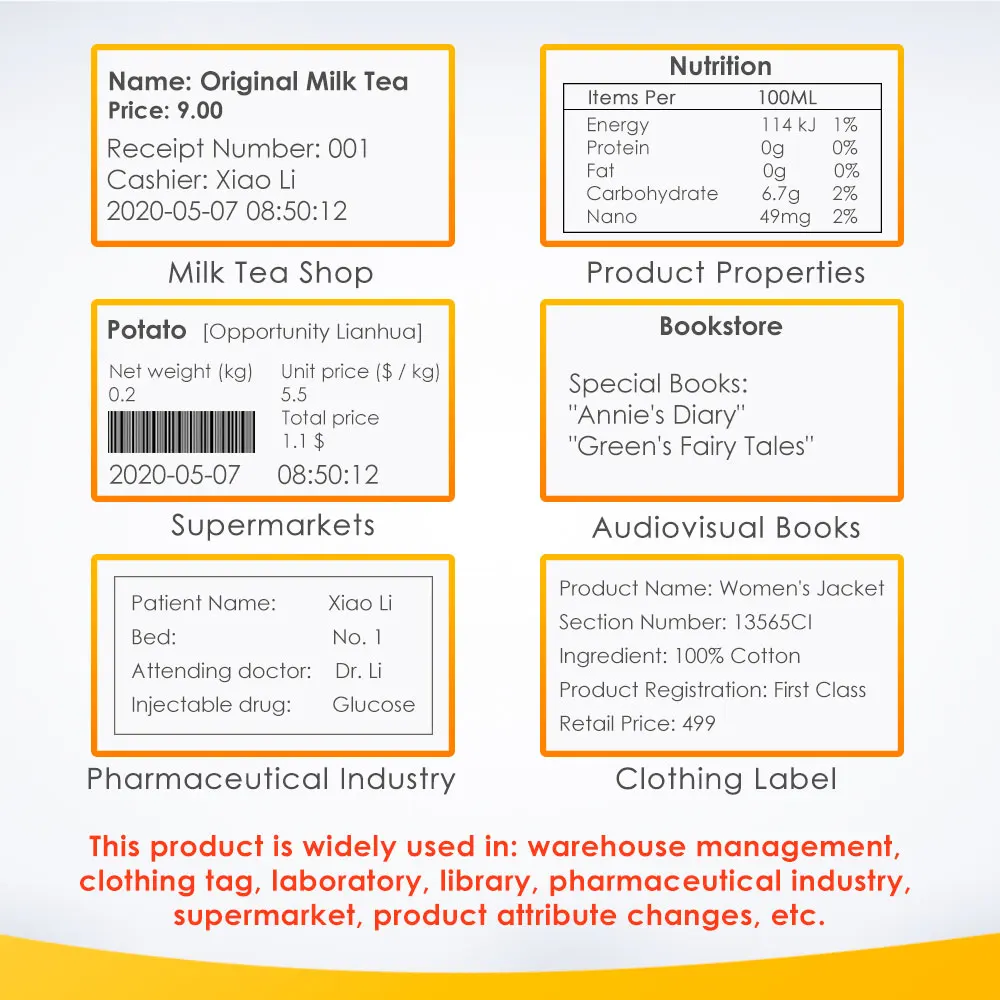 Картридж King для Brother Φ маленький белый бумажный адрес термальные этикетки 62*29 мм QL