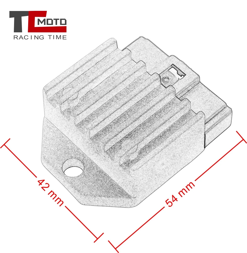 

TCMOTO Motorcycle Voltage Regulator Rectifier For Yamaha Phazer 500 Mountain Lite PZ500 ML SX500R SX600R SX700R VX700DX SX700S
