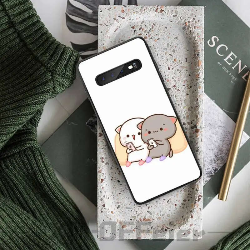 Пары ПЭТ персикового цвета с изображением кота из мультфильма и мягкий