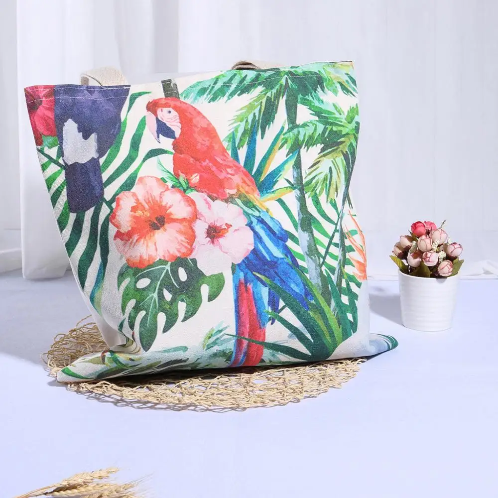 Экологичная многоразовая сумка для покупок портативная квадратная модная из