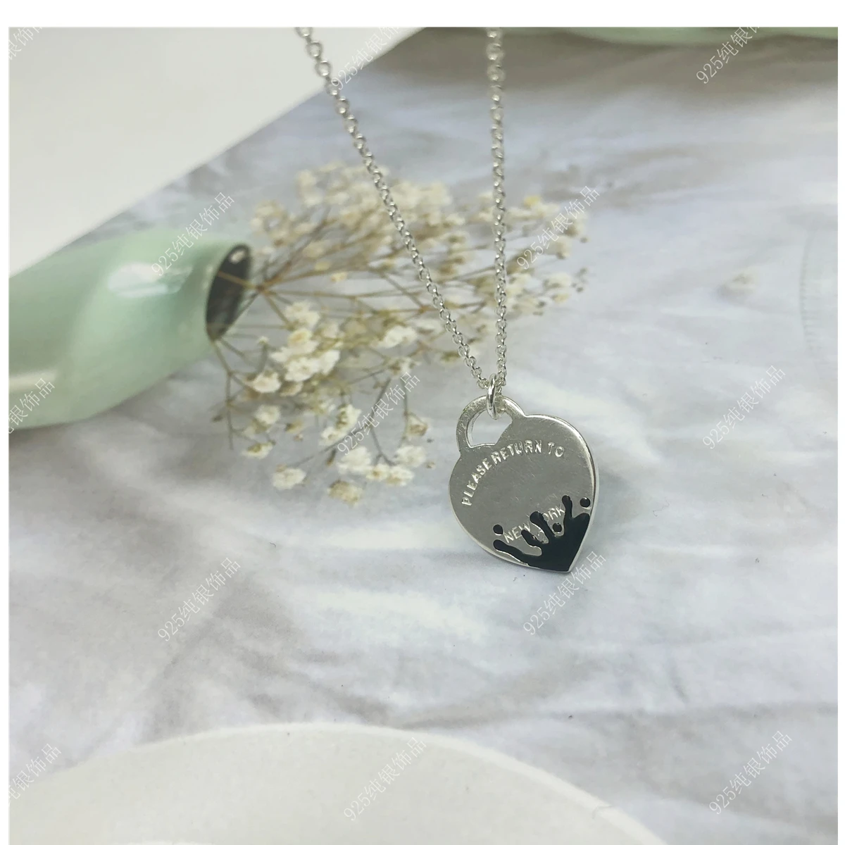 

925 sterling silver, 2021 men and women temperament necklace