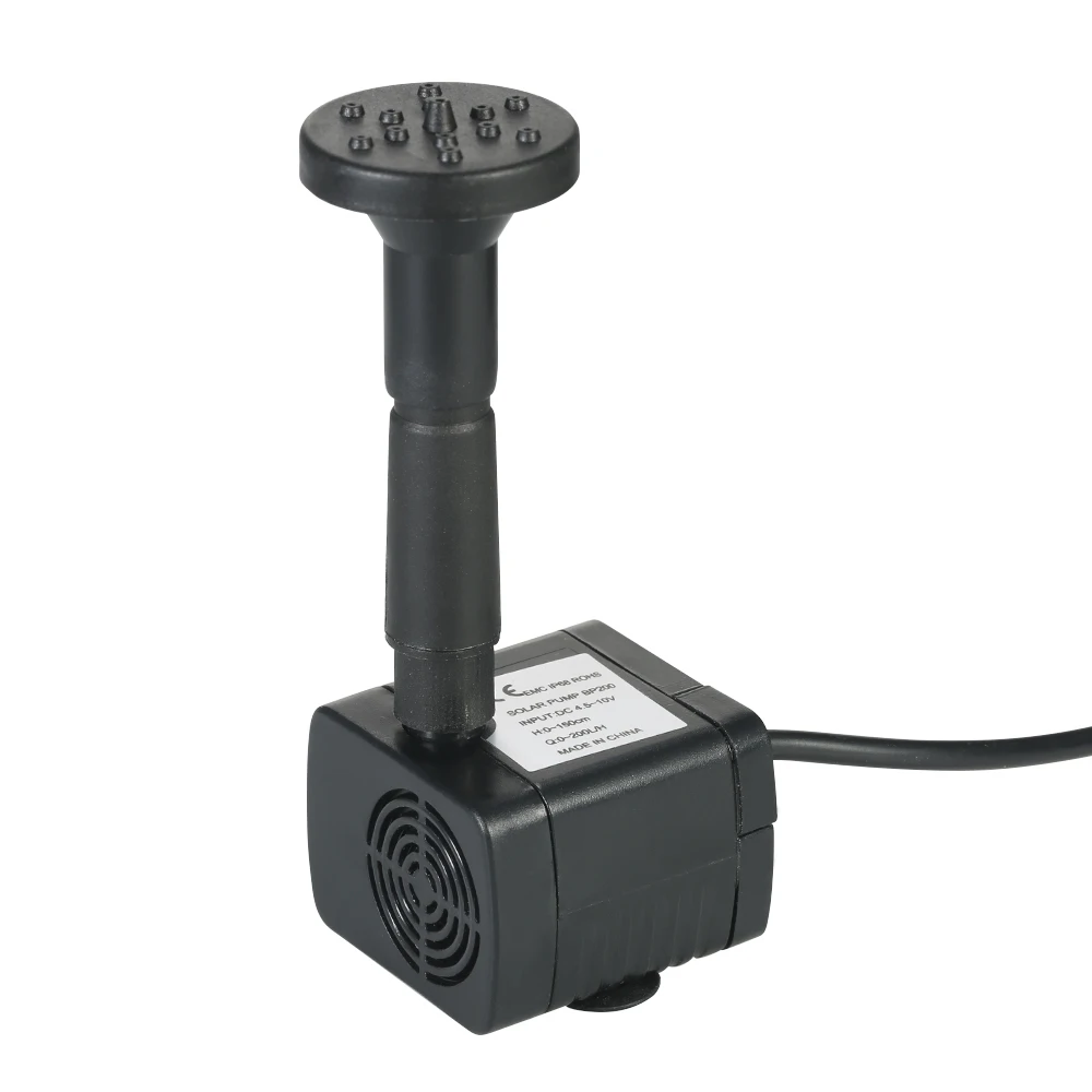 Солнечная энергия панели Водяной насос Сад бесщеточный пруд фонтан бассейн