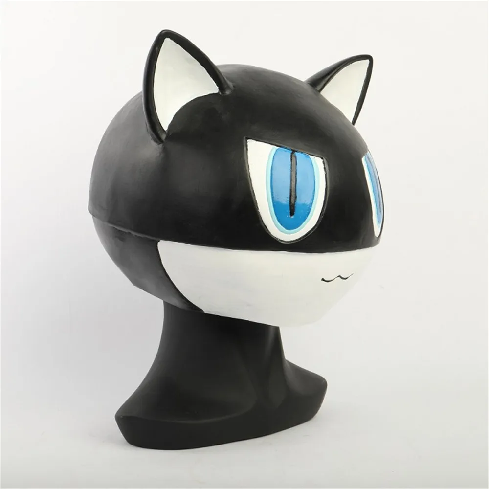 Косплей Persona 5 Morgana Маска латекс животное черная кошка Мона Хэллоуин Вечерние
