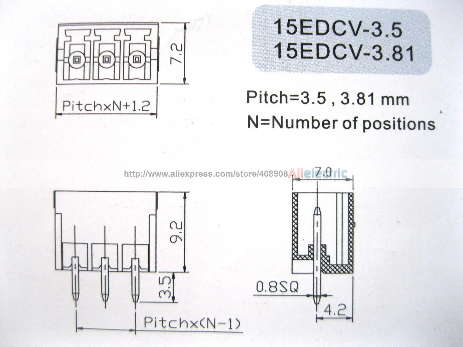 10 шт. коннекторы для клеммной колодки 3 5 мм|terminal block|terminal block pluggable3.5mm screw terminal |