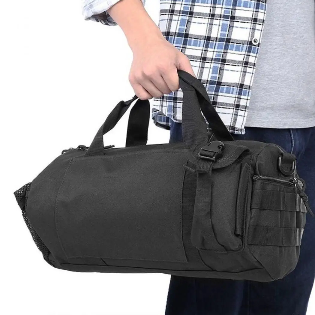 Unisex Mountaineering Bag Outdoor Sports Hiking Trekking Pack Bucket Shape Backpack Oxford Cloth Portable Handbag Shoulder Bags | Спорт и