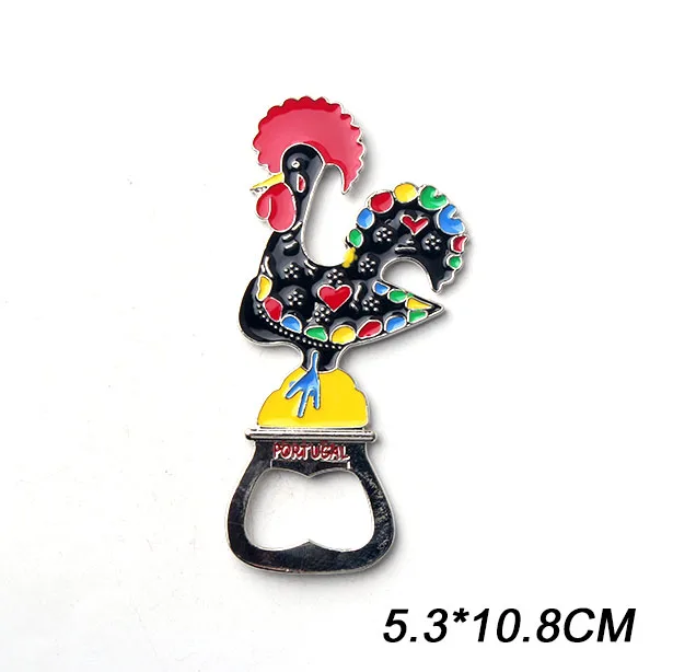 Новый модный металлический магнитный Открыватель для бутылок на холодильник