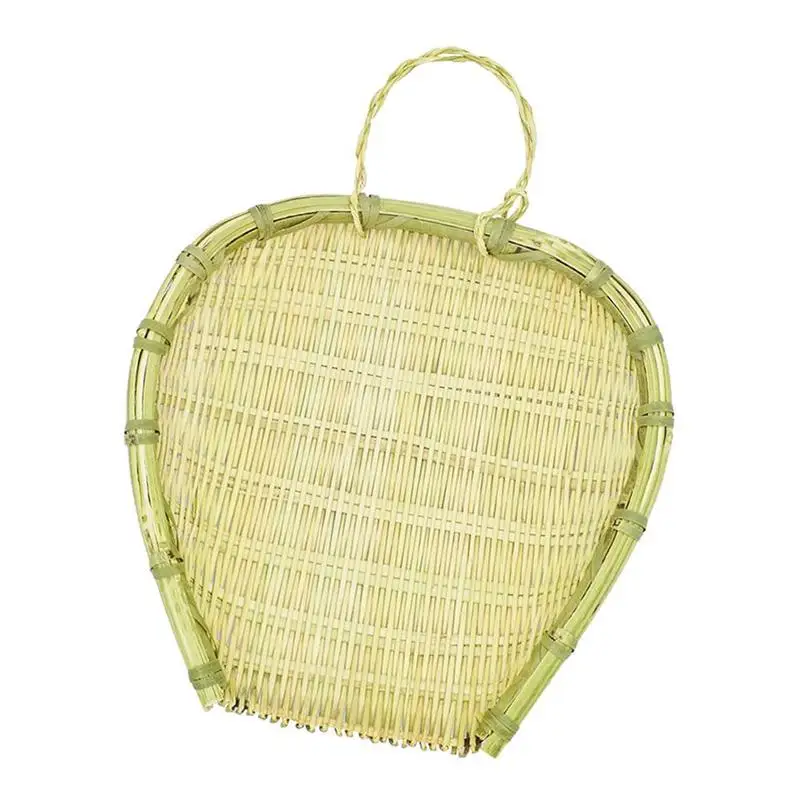 

1pc Bamboo Weaving Basket Practical Exquisite Weaving Craft Basket Drying Basket