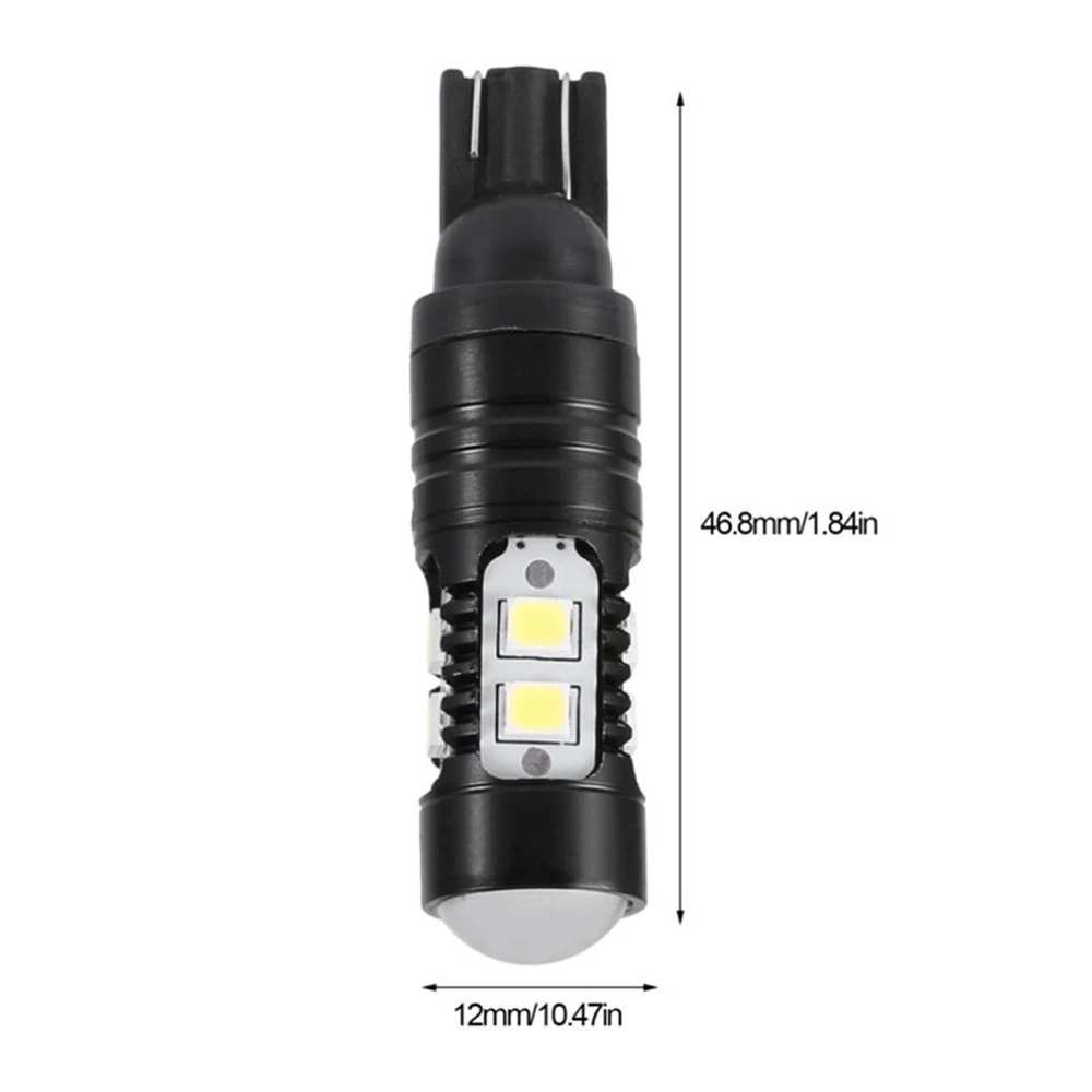 

2pcs T10 50W LED Turn Light Bulb High Brightness Fog Lamp Backup Reverse Bulb Daytime Runing Backup Light Car Accessories