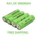 Daweikala Новинка AA батарея 3800 mAh перезаряжаемая батарея Ni-MH 1,5 V AA батарея для часов, мышей, компьютеров, игрушек и т. д.
