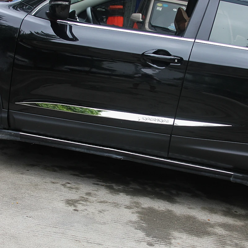 Аксессуары для автомобиля боковые молдинги из нержавеющей стали боковых дверей