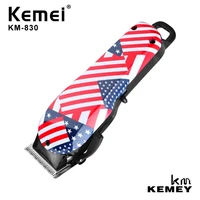 kemei professional rechargeable electric hair clipper 110 240v for beard powerful razor dual use hair removal styling tool