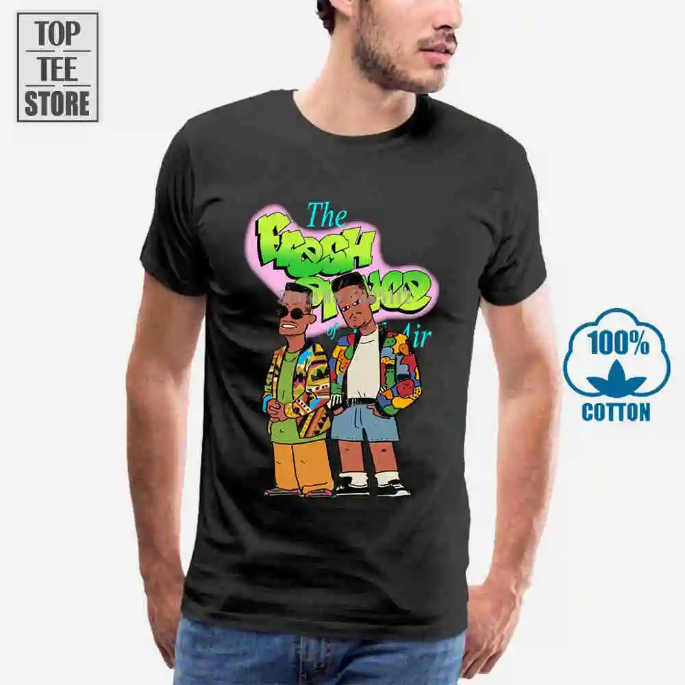 Футболка The Fresh Prince Of Bel Air черная футболка размер S 3Xl|Мужские футболки| |