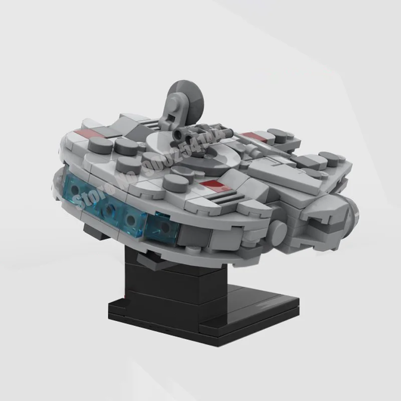 

NEW 191Pcs Star Millennium Wars Falcon UCS Mini Scale 1:300 MOC Building Blocks Bricks DIY Assenble Particles Toys Gifts