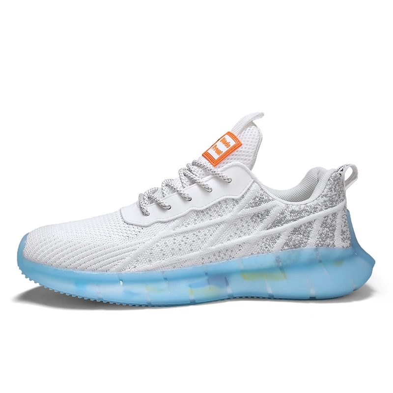 

Casual Shoes New Men'sTrend Simple Sports Running Mesh Comfortable Trendy Shoes Lace-up Breathable Flat Shoes