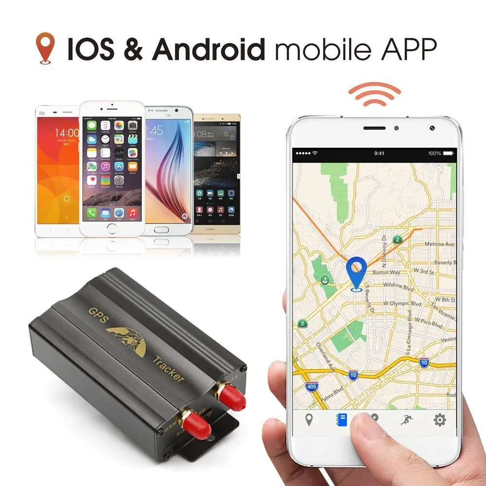 Мини GPS-трекер TK103A GPS-локатор в реальном времени автомобильный GPS-навигатор