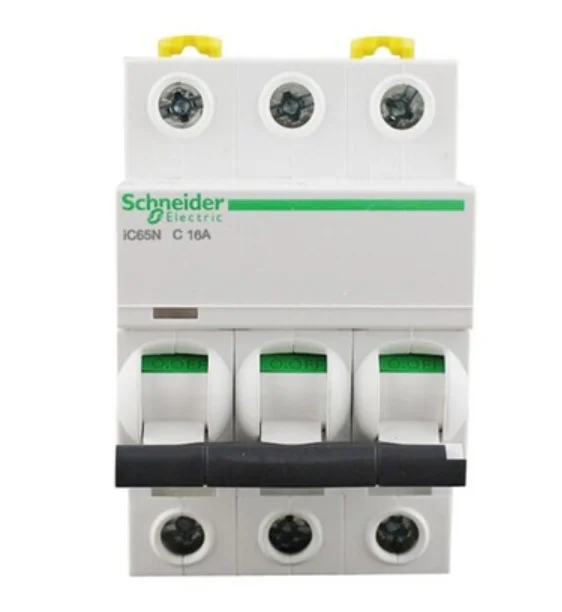 Миниатюрный автоматический выключатель IC65N 3P C63A A9F18363 3P | 63a | C | 6 ка