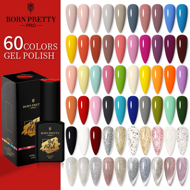 BORN PRETTY Pro гель лак для ногтей 15 мл uñas отмачиваемый Полупостоянный Гель Vernis