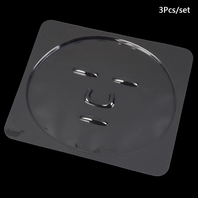 3pcs Reuseable Facial Mask Plate Clear Silicone Mold Tray For Fruit Vegetable Machine Maker Making DIY Tool | Красота и здоровье