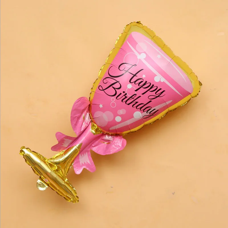 Вино Виски бутылки шампанского винного стакана чашки Фольга воздушные шары