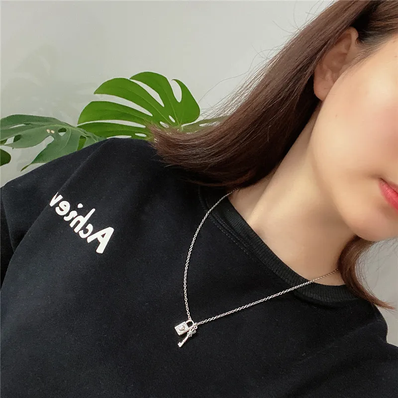 RUIYI реальные 925 пробы серебряные серьги для женщин Мода Корона Lock ожерелье с